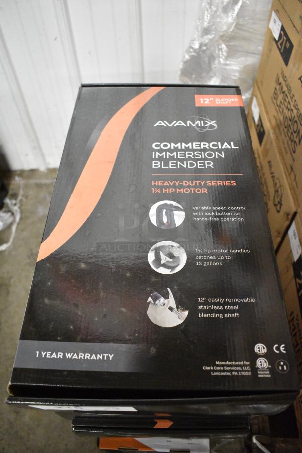 3 BRAND NEW SCRATCH AND DENT! AvaMix 928IBHD12 12" Heavy-Duty Variable Speed Immersion Blender - 1 1/4 hp. 120 Volts, 1 Phase. 3 Times Your Bid! - Image 2 of 4