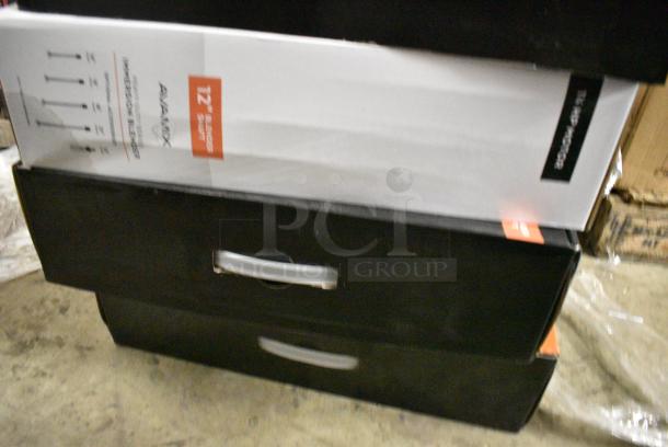 3 BRAND NEW SCRATCH AND DENT! AvaMix 928IBHD12 12" Heavy-Duty Variable Speed Immersion Blender - 1 1/4 hp. 120 Volts, 1 Phase. 3 Times Your Bid! - Image 3 of 4