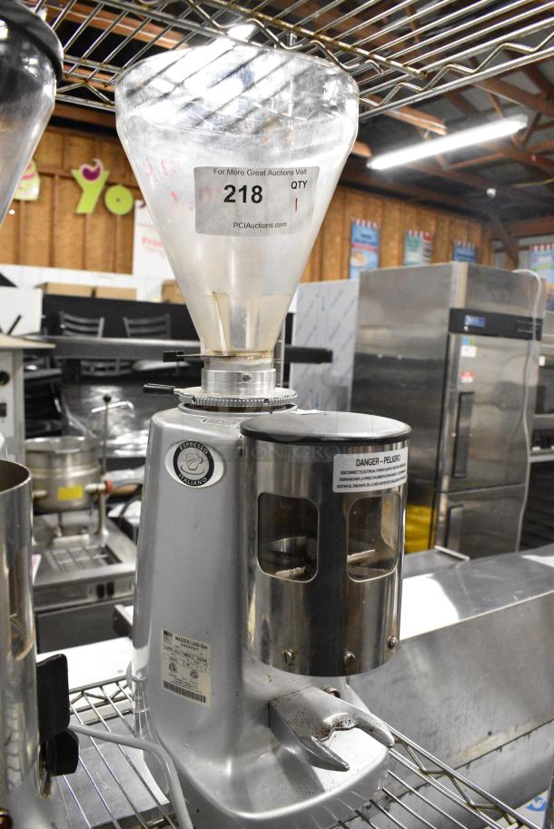 Mazzer Luigi Super Jolly Timer Metal Commercial Countertop Espresso Bean Grinder. Missing Lid. 120 Volts, 1 Phase. Tested and Working! - Image 2 of 7