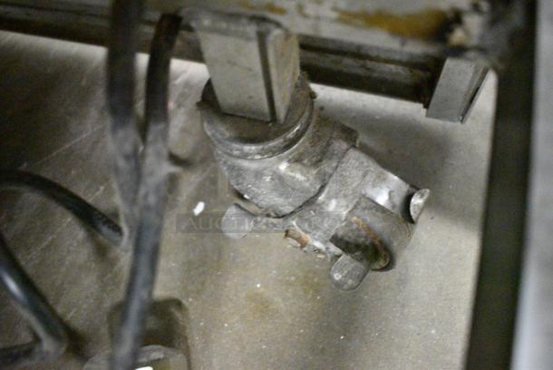 BRAND NEW SCRATCH AND DENT! Atlas Metal Stainless Steel Commercial Buffet Station w/ Tray Slide and Over Shelf on Commercial Casters. Tested and Working! - Image 6 of 8