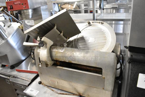 Hobart 1712E Stainless Steel Commercial Countertop Meat Slicer. 115 Volts, 1 Phase. Tested and Does Not Power On - Image 2 of 6