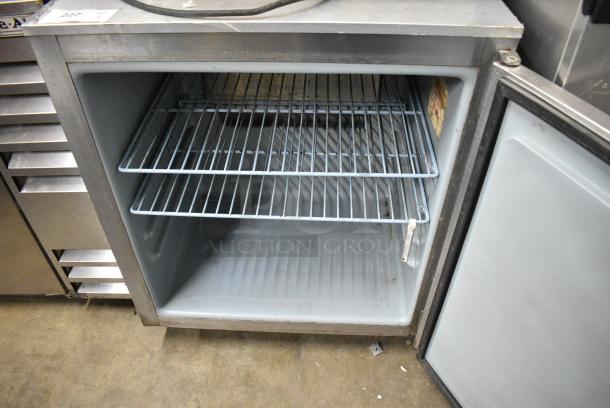 Delfield 406CA Stainless Steel Commercial Single Door Undercounter Cooler on Commercial Casters. 115 Volts, 1 Phase. Tested and Working! - Image 2 of 6