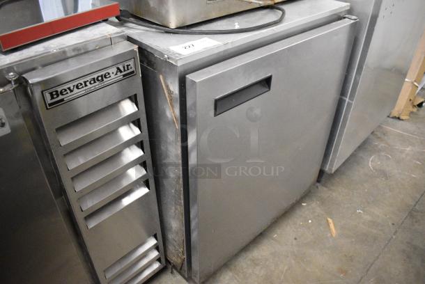 Delfield 406CA Stainless Steel Commercial Single Door Undercounter Cooler on Commercial Casters. 115 Volts, 1 Phase. Tested and Working! - Image 5 of 6