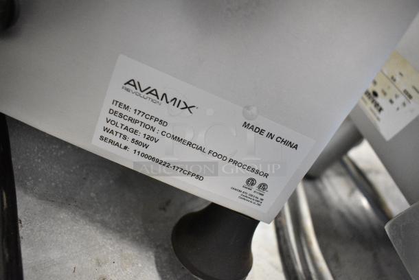 AvaMix 177CFP5D Metal Commercial Countertop Food Processor. 120 Volts, 1 Phase. Tested and Working! - Image 3 of 4
