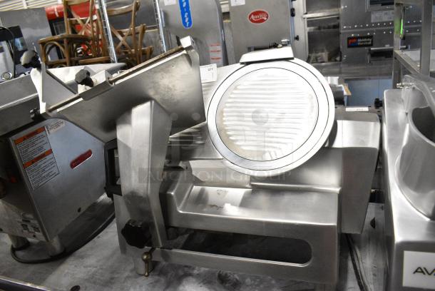 Univex  8512 Stainless Steel Commercial Countertop Meat Slicer w/ Blade Sharpener. 115 Volts, 1 Phase. Tested and Working! - Image 2 of 5