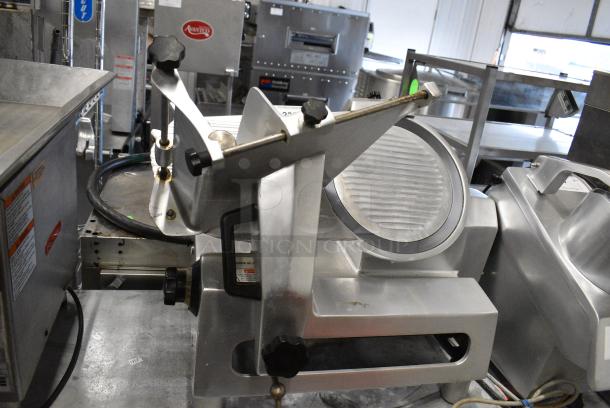 Univex  8512 Stainless Steel Commercial Countertop Meat Slicer w/ Blade Sharpener. 115 Volts, 1 Phase. Tested and Working! - Image 3 of 5