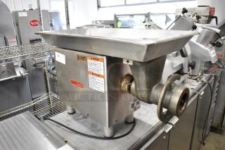 Torrey M-22 R2 Stainless Steel Commercial Countertop Meat Grinder. 220 Volts, 1 Phase. - Item #1178815