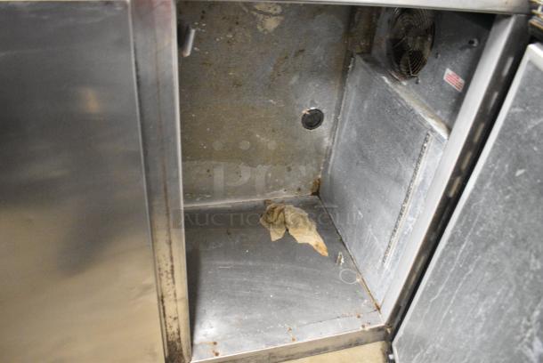 Beverage Air BB72 Stainless Steel Commercial 3 Door Undercounter Cooler. 115 Volts, 1 Phase. Tested and Working! - Image 3 of 6