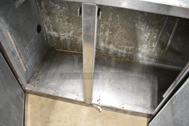 Beverage Air BB72 Stainless Steel Commercial 3 Door Undercounter Cooler. 115 Volts, 1 Phase. Tested and Working! - Image 4 of 6