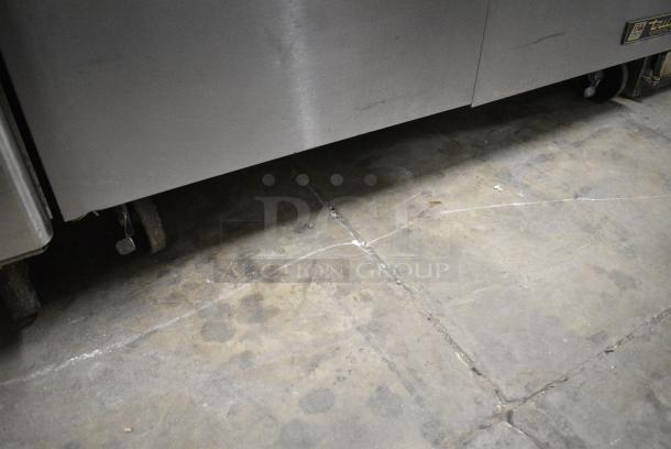 True TSSU-48-08 Stainless Steel Commercial Sandwich Salad Prep Table Bain Marie Mega Top on Commercial Casters. 115 Volts, 1 Phase. Tested and Working! - Image 6 of 7