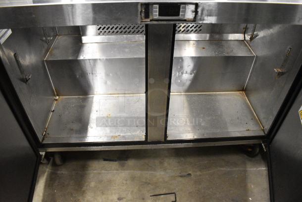2018 Atosa MSF8306GR Stainless Steel Commercial Sandwich Salad Prep Table Bain Marie Mega Top on Commercial Casters. 115 Volts, 1 Phase. Tested and Working! - Image 4 of 6
