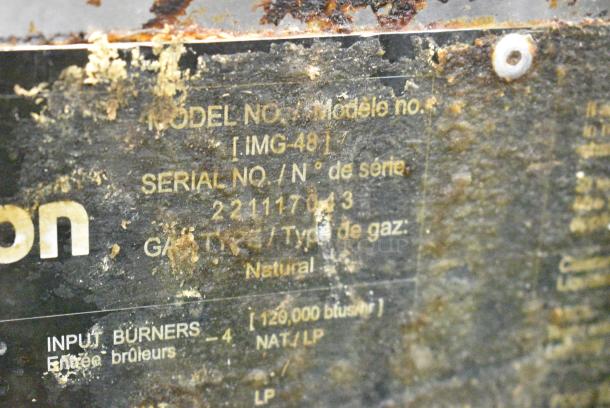 Ikon IMG-48 Stainless Steel Commercial Countertop Natural Gas Powered Flat Top Griddle. 120,000 BTU. - Image 5 of 7