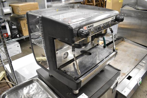 Casadio Stainless Steel Commercial Countertop 2 Group Espresso Machine w/ Steam Wands. 208 Volts. - Image 3 of 5