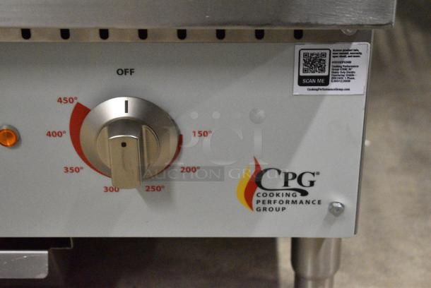 BRAND NEW SCRATCH AND DENT! Cooking Performance Group CPG 351GCPG36M Stainless Steel Commercial Countertop Electric Powered Flat Top Griddle. 208/240 Volts. - Image 3 of 8
