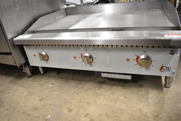 BRAND NEW SCRATCH AND DENT! Cooking Performance Group CPG 351GCPG36M Stainless Steel Commercial Countertop Electric Powered Flat Top Griddle. 208/240 Volts. - Image 4 of 8