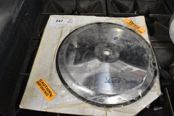 2 Metal Items Including Dough Hook and Meat Slicer Blade. 2 Times Your Bid! - Image 4 of 6