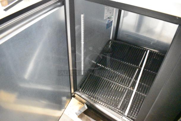 BRAND NEW SCRATCH AND DENT! 2025 True TBB-4PT-HC Metal Commercial 3 Door Pass Through Back Bar Cooler. 115 Volts, 1 Phase. Cannot Test Due To Cut Power Cord - Image 6 of 10