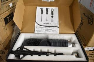 3 BRAND NEW SCRATCH AND DENT! AvaMix 928IBHD12 12" Heavy-Duty Variable Speed Immersion Blender - 1 1/4 hp. 120 Volts, 1 Phase. 3 Times Your Bid!