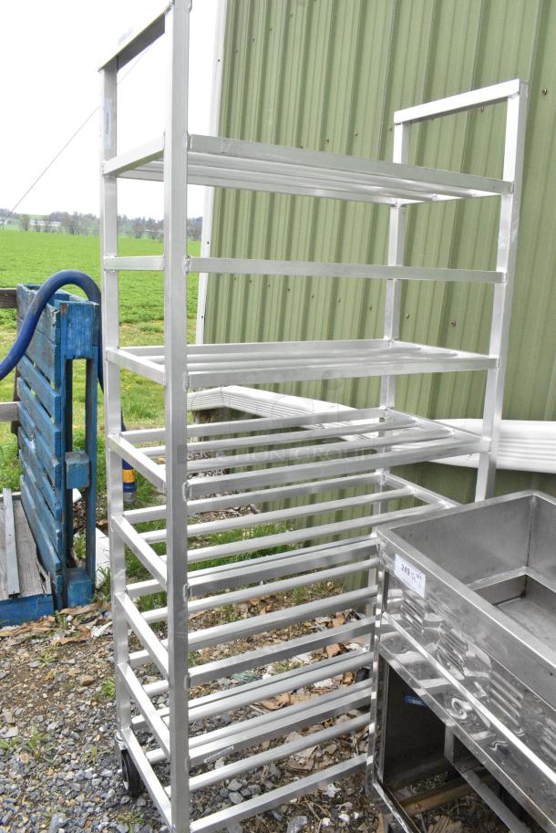 Channel AXDUPR8 Metal Commercial Pan Transport Rack on Commercial Casters. - Image 2 of 4