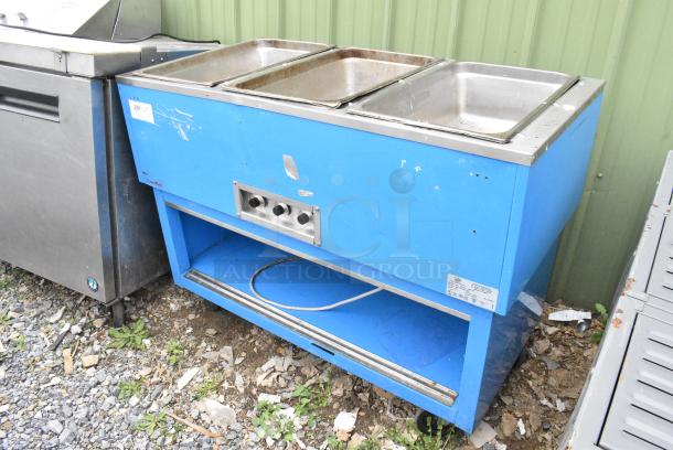 Duke DPAH-3HF M Metal Commercial Electric Powered 3 Bay Steam Table on Commercial Casters. 120 Volts, 1 Phase. Tested and Working! - Image 2 of 6