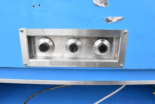 Duke DPAH-3HF M Metal Commercial Electric Powered 3 Bay Steam Table on Commercial Casters. 120 Volts, 1 Phase. Tested and Working! - Image 3 of 6