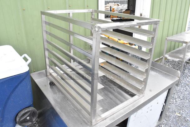 Metal Commercial Pan Rack. - Image 2 of 3