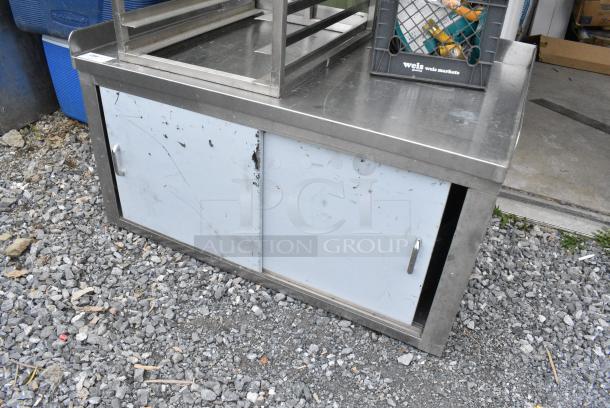 Stainless Steel Commercial 2 Door Cabinet. - Image 1 of 4
