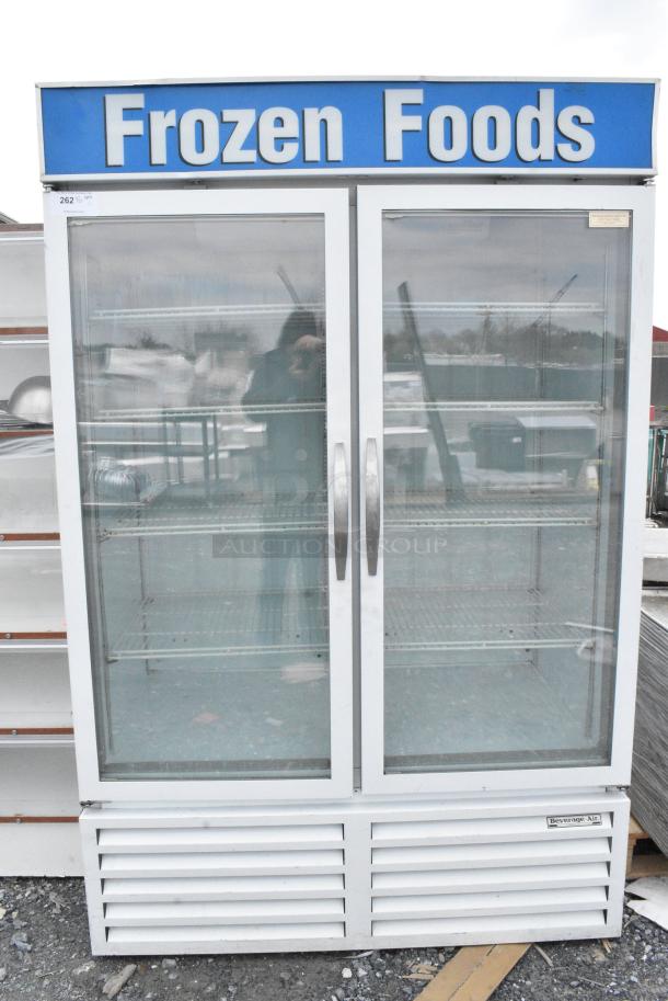 Beverage Air CFG48-5 Metal Commercial 2 Door Reach In Freezer Merchandiser. 115/208-230 Volts, 1 Phase. - Image 1 of 4