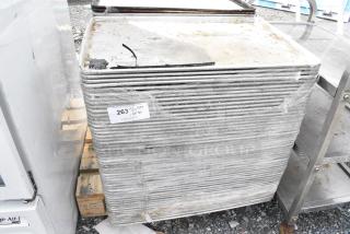 100 Metal Full Size Baking Pans. 100 Times Your Bid!