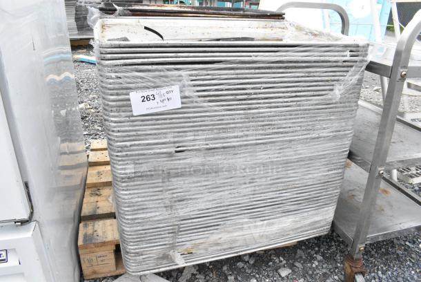 100 Metal Full Size Baking Pans. 100 Times Your Bid! - Image 2 of 4