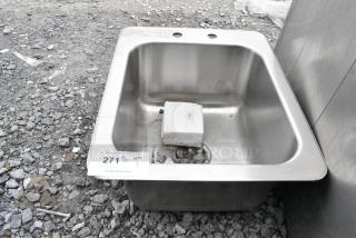 Metal Single Bay Drop In Sink.
