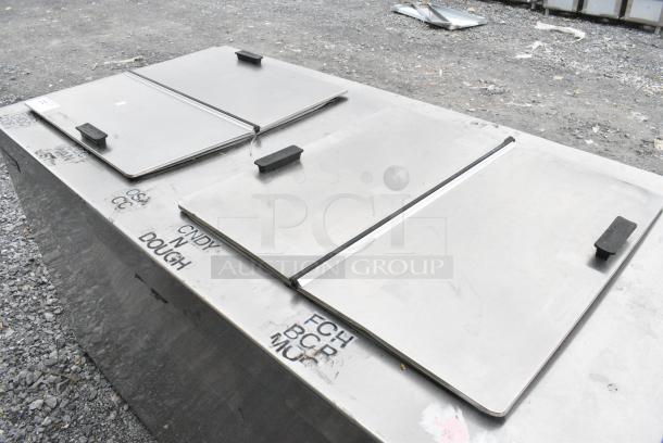 Master Bilt DC-12DSE Stainless Steel Commercial Chest Freezer w/ 3 Center Hinge Lids. 115/208-230 Volts, 1 Phase. Tested and Working! - Image 4 of 7