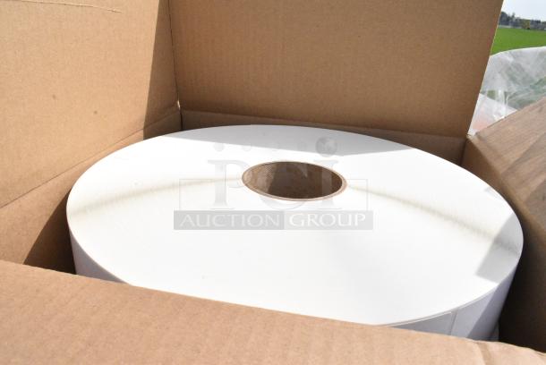 50 BRAND NEW SCRATCH AND DENT! Boxes of 3030TCDT-7250 3"x3" Label Rolls. 50 Times Your Bid! - Image 1 of 5