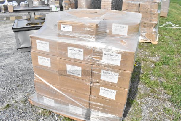 50 BRAND NEW SCRATCH AND DENT! Boxes of 3030TCDT-7250 3"x3" Label Rolls. 50 Times Your Bid! - Image 2 of 5