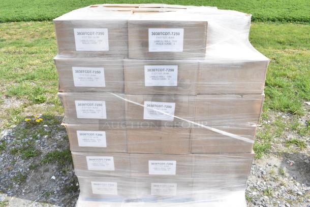 50 BRAND NEW SCRATCH AND DENT! Boxes of 3030TCDT-7250 3"x3" Label Rolls. 50 Times Your Bid! - Image 3 of 5