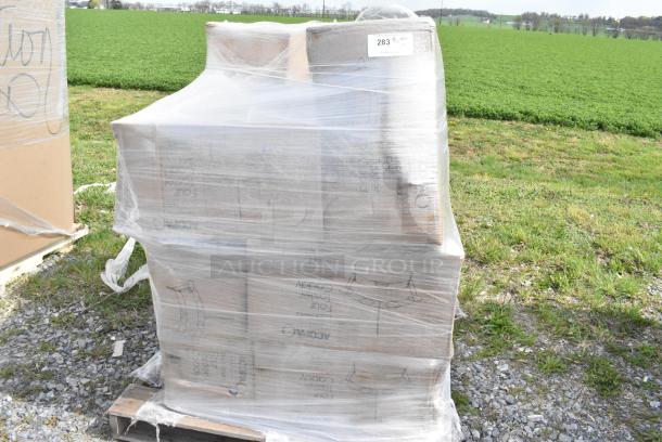 10 BRAND NEW SCRATCH AND DENT! Boxes of Acopa 553FLCADDY4 Four Glass Black Metal Flight Carrier - 12/Case. 10 Times Your Bid! - Image 2 of 4