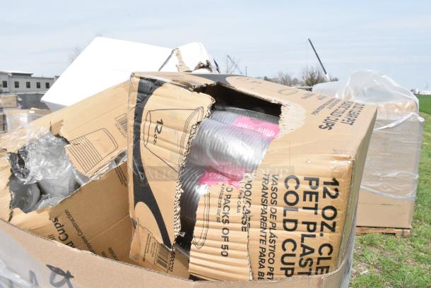 20 BRAND NEW SCRATCH AND DENT! Boxes Including 795PTOBK4 T-OUT 8X6X4 PAPER BLK 160 #4 CHOICE, 760IC040 Yogurt cups, 500TW20 Choice 20 oz. Translucent Thin Wall Plastic Cold Cup - 1,000/Case. 20 Times Your Bid! - Image 5 of 5