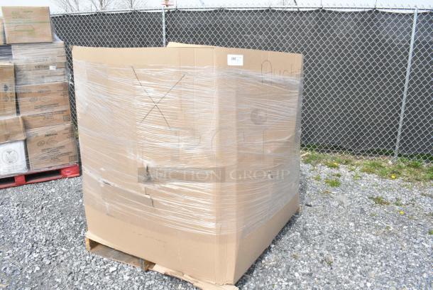 15 BRAND NEW SCRATCH AND DENT! Boxes Including 50010W Choice 10 oz. White Poly Paper Hot Cup - 1,000/Case, 500COLLAR EcoChoice Kraft Coffee Cup Sleeve / Jacket / Clutch - 10-24 oz. - 1200/Case. 15 Times Your Bid! - Image 1 of 5