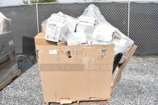 20 BRAND NEW SCRATCH AND DENT! Boxes Including 2 130WFORKWP Choice Individually Wrapped Medium Weight White Polypropylene Plastic Fork - 1,000/Case. 20 Times Your Bid!