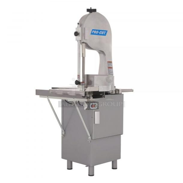 BRAND NEW SCRATCH AND DENT! 2024 ProCut KSP-116 Stainless Steel Commercial Floor Style Meat Saw. 115 Volts, 1 Phase. Tested and Working! - Image 1 of 8