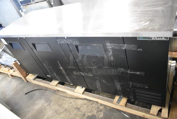 BRAND NEW SCRATCH AND DENT! 2025 True TBB-4PT-HC Metal Commercial 3 Door Pass Through Back Bar Cooler. 115 Volts, 1 Phase. Cannot Test Due To Cut Power Cord - Image 9 of 10
