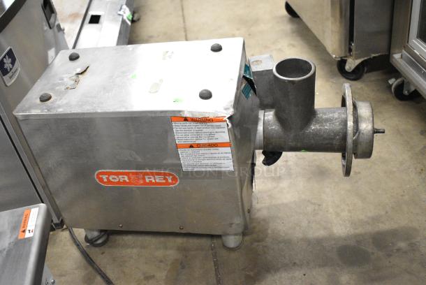 Torrey Metal Commercial Countertop Meat Grinder. 115 Volts, 1 Phase. Tested and Working! - Image 10 of 10