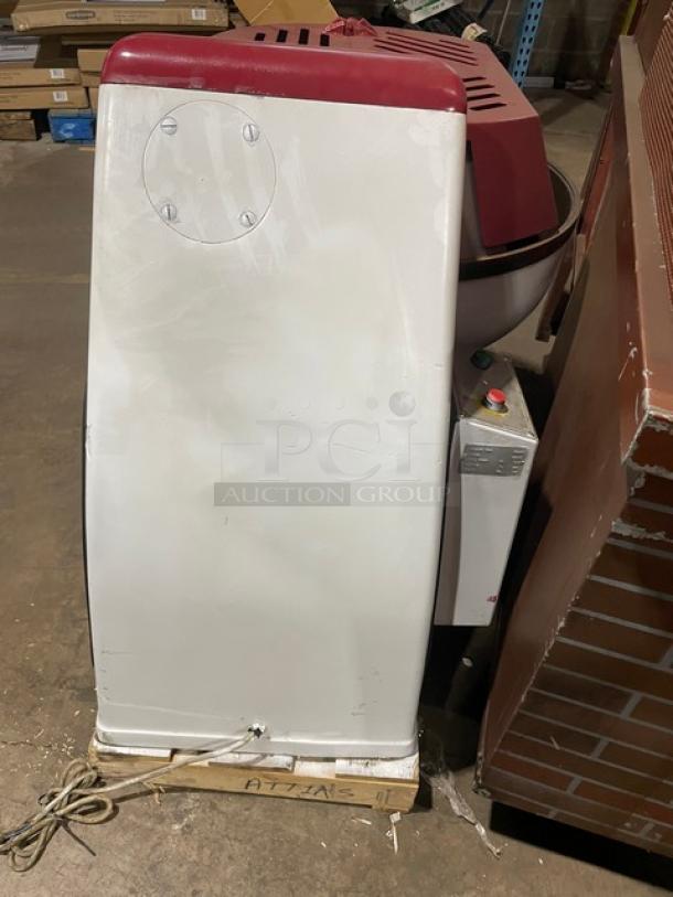 Sottoriva Commercial Heavy Duty Electric Powered Floor Model Fork Mixer! With Motorized Mixing Bowl! Model: F0/80 SN: 22217! 220V! - Image 3 of 7