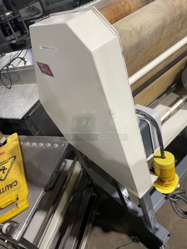 Benier USA Commercial Electric Powered Portable French Bread Dough Moulder/Sheeter! Model: FBM-92 SN: 96K357! 208V 3 Phase! On Casters! - Image 4 of 12