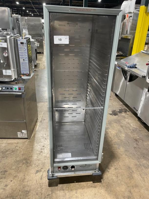 MainStreet Commercial Electric Powered Full Size Non-Insulated Heated Holding Cabinet! With Lexan Clear Door! With Lip-Load Pan Slides & Corner Bumpers! Model: 541CH1836U SN: 202112000775! 120V 1 Phase! On Casters! - Image 1 of 8