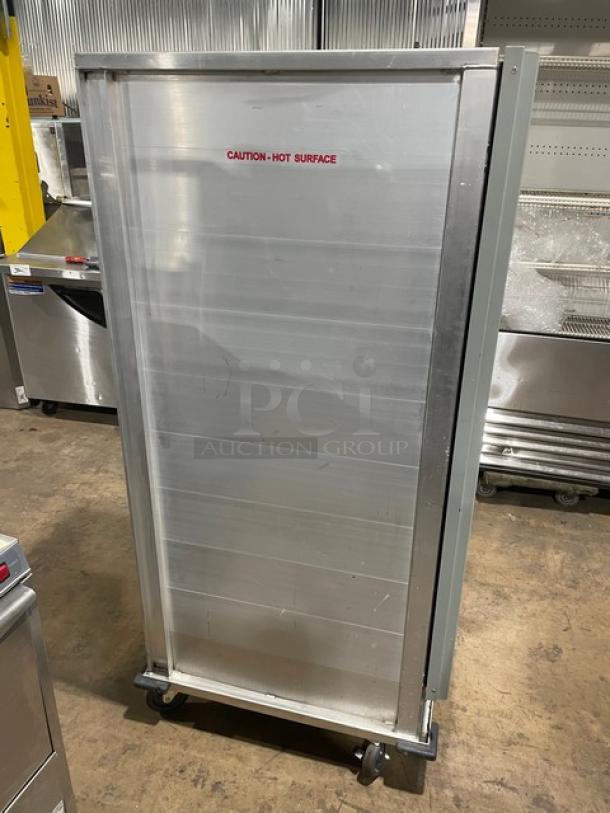 MainStreet Commercial Electric Powered Full Size Non-Insulated Heated Holding Cabinet! With Lexan Clear Door! With Lip-Load Pan Slides & Corner Bumpers! Model: 541CH1836U SN: 202112000775! 120V 1 Phase! On Casters! - Image 2 of 8
