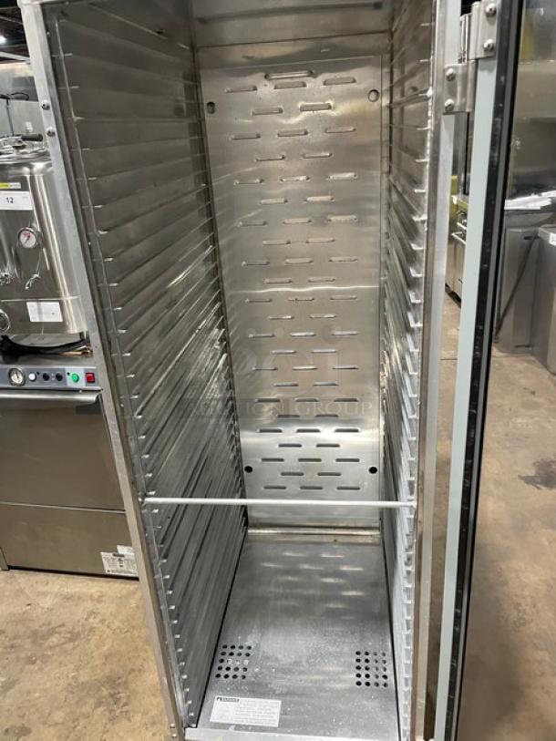 MainStreet Commercial Electric Powered Full Size Non-Insulated Heated Holding Cabinet! With Lexan Clear Door! With Lip-Load Pan Slides & Corner Bumpers! Model: 541CH1836U SN: 202112000775! 120V 1 Phase! On Casters! - Image 5 of 8