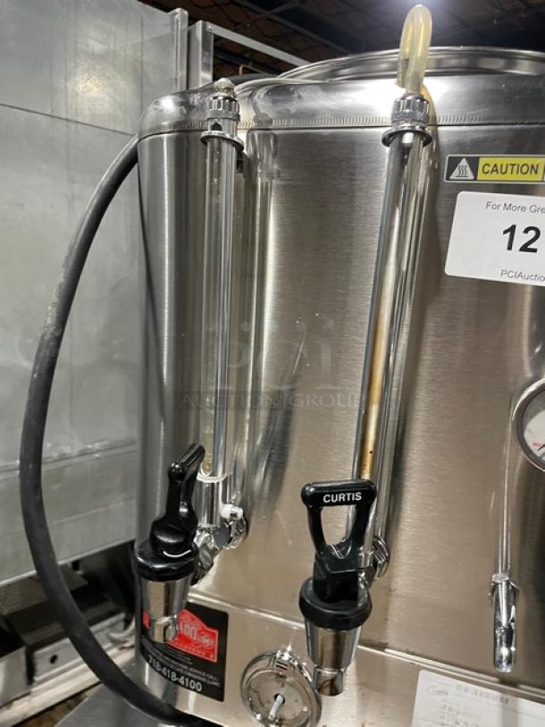 Curtis Commercial Stainless Steel Electric Powered Countertop Automatic Single 3 Gal. Coffee Urn! With Hot Water Dispenser! With Stainless Steel Filter Basket! Model: RU-150-12 SN: 13415364! 120/220V 1 Phase! - Image 6 of 9