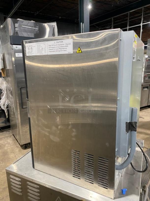 Avantco! 2023 Late Model! Commercial Stainless Steel Air-Cooled Undercounter Full-Cube Ice Making Machine/Storage Bin Combo! With Digital Controls! Model: 194UCF120A SN: 194UCF120A-23090062! 115V! - Image 4 of 9