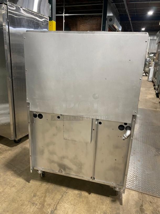 SunFire Commercial Stainless Steel Natural Gas Powered 6 Burner Range/Oven Combo! With Back Splash & Overhead Salamander Shelf! With Wire Oven Racks! On Casters! - Image 3 of 8